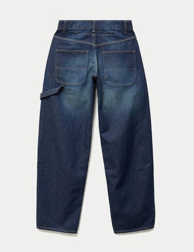 Jean Max loose taille standard denim blue black