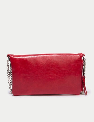 Sac avec cha&icirc;ne rouge ado