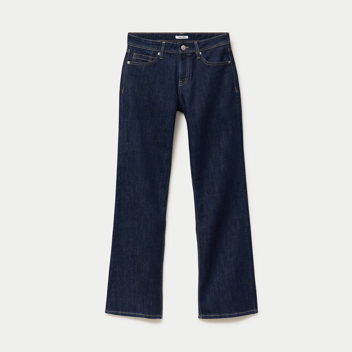 Jean Tom regular taille basse denim brut