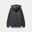 Sweat &agrave; capuche manches longues gris
