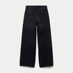 Jean Max loose taille basse denim noir