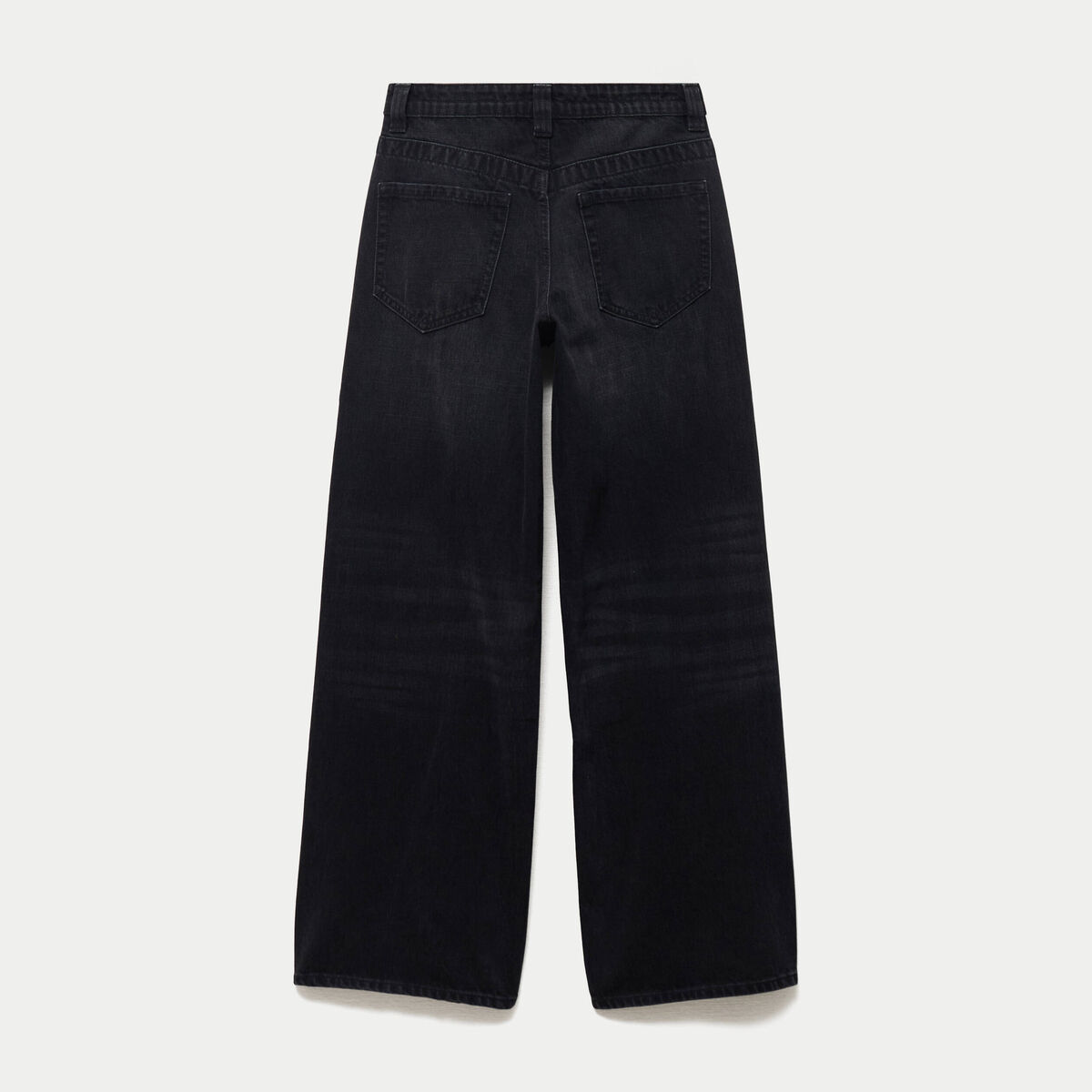 Jean Max loose taille basse denim noir