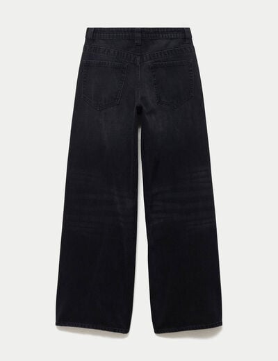 Jean Max loose taille basse denim noir