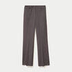 Pantalon bootcut taille basse gris fonc&eacute;