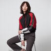 Blouson oversize cropped col biker noir