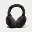 Cache-oreilles en fausse fourrure gris
