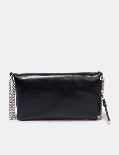 Sac avec cha&icirc;ne noir ado