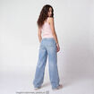 Jean Lenny wide leg taille standard denim triple stone