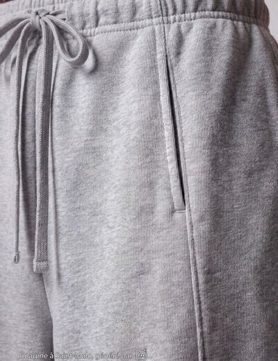 Jogging coupe ample taille standard gris clair