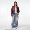 Jean Max baggy taille standard denim bleach