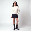 Pull manches longues blanc