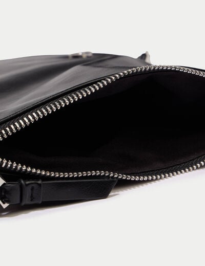 Sac avec cha&icirc;ne noir ado