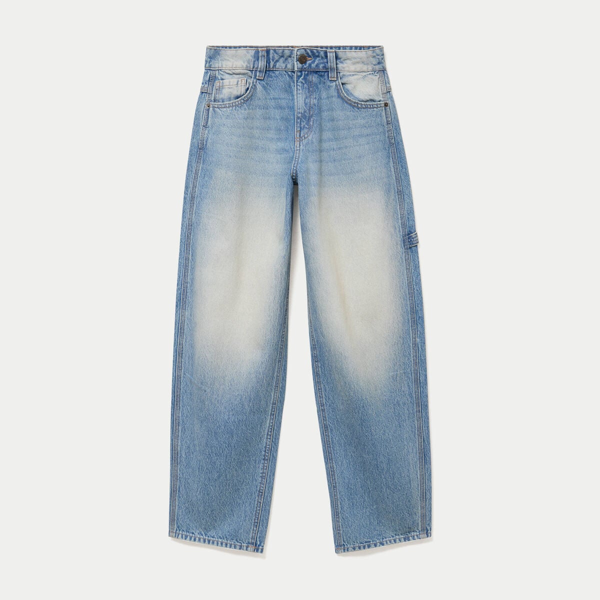 Jean Max loose taille standard denim bleach