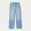 Jean Lenny wide leg taille standard denim triple stone