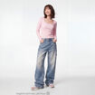 Jean Max loose taille standard denim bleach