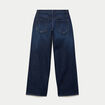 Jean loose taille basse denim brut ado