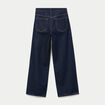 Jean Lenny wide leg taille standard denim brut