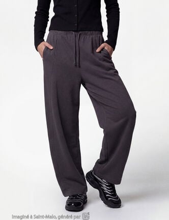 Jogging coupe barrel taille standard gris