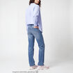 Jean Sam regular taille standard denim double stone