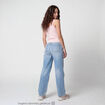 Jean wide leg taille standard denim triple stone ado