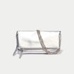 Sac avec cha&icirc;ne gris argent ado