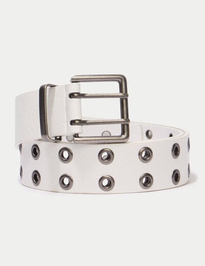 Ceinture large ecru ado