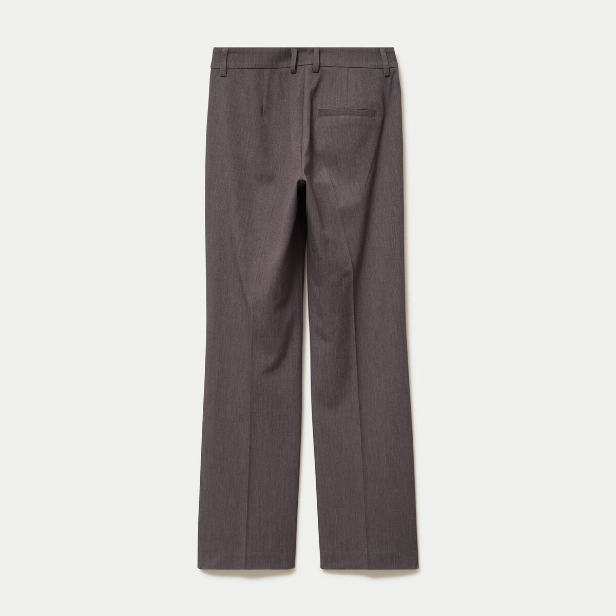 Pantalon bootcut taille basse gris fonc&eacute;