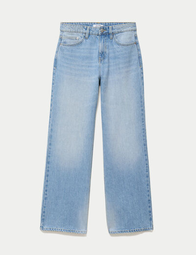 Jean Lenny wide leg standard denim triple stone