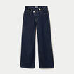 Jean Lenny wide leg taille standard denim brut