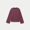 T-shirt manches longues bleu fonc&eacute;