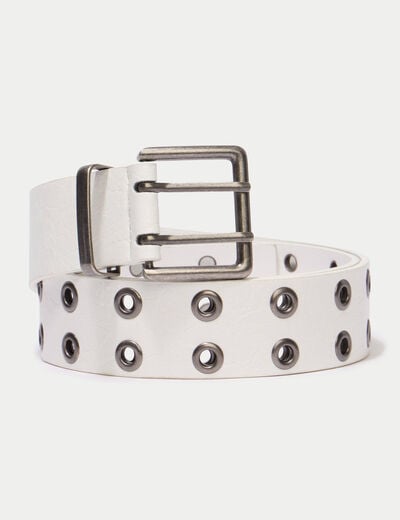 Ceinture large ecru ado