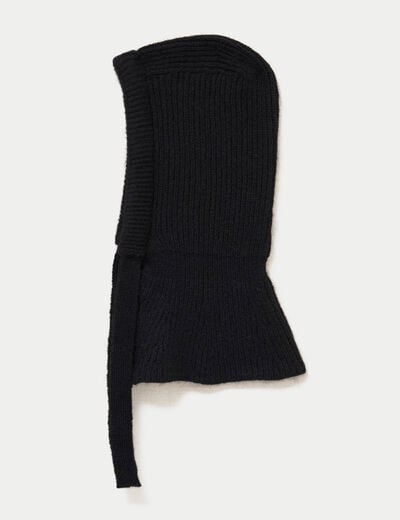 Cagoule &agrave; capuche noir