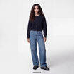 Jean Lenny wide leg taille standard denim double stone