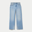 Jean wide leg taille standard denim triple stone ado