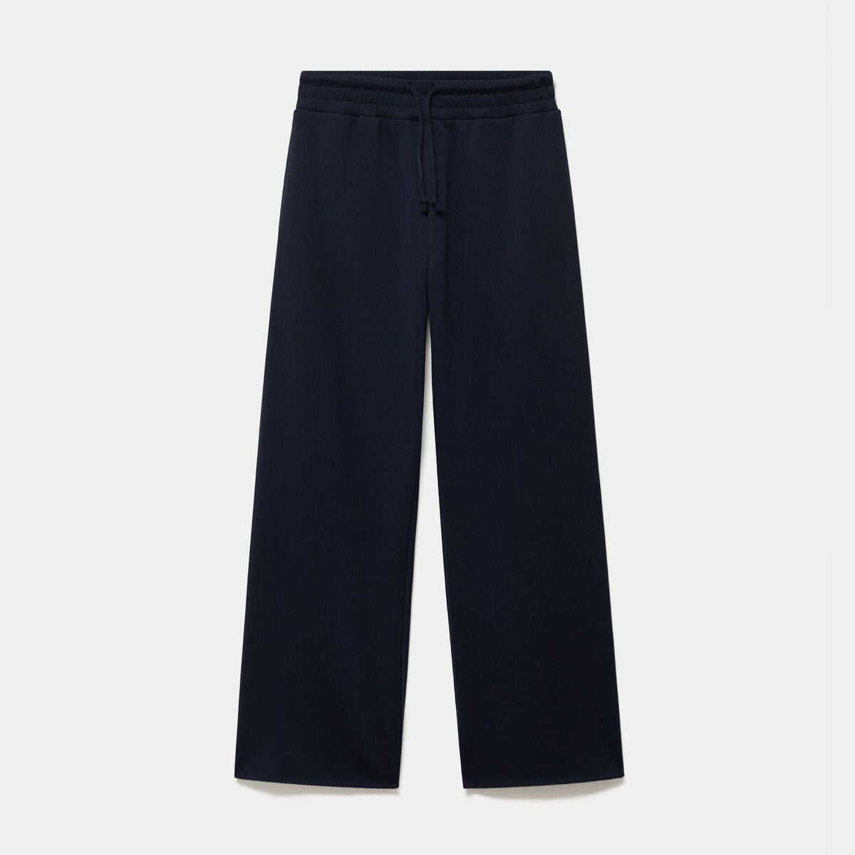 Jogging large en maille bleu marine