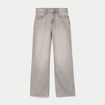 Jean Lenny wide leg taille standard denim gris