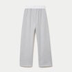 Jogging coupe large taille standard gris fonc&eacute;