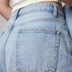 Jean Lenny wide leg taille standard denim bleach