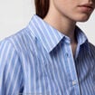 Chemise ajust&eacute;e manches longues bleu ciel