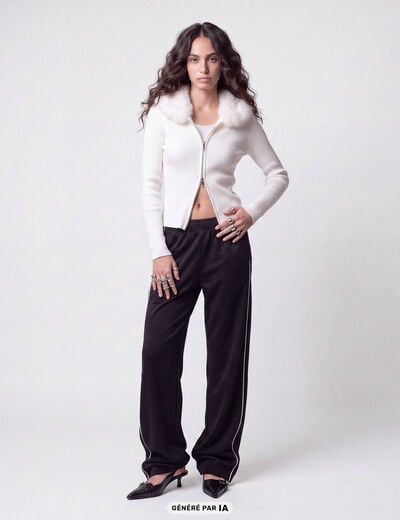 Jogging coupe ample taille standard noir