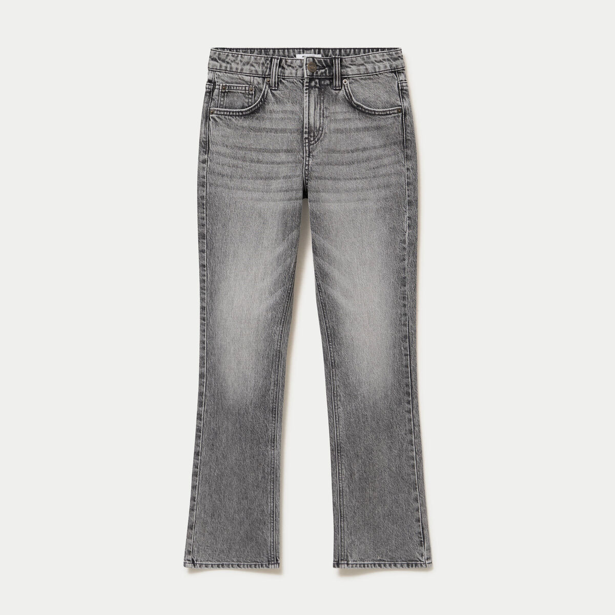 Jean Sam regular taille standard denim gris