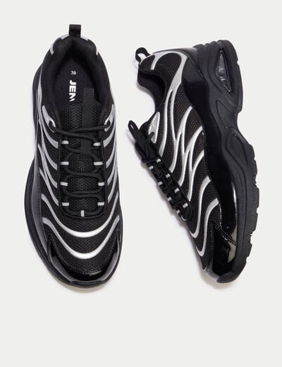 Baskets noir ado