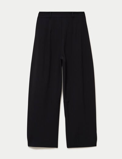 Pantalon coupe large noir