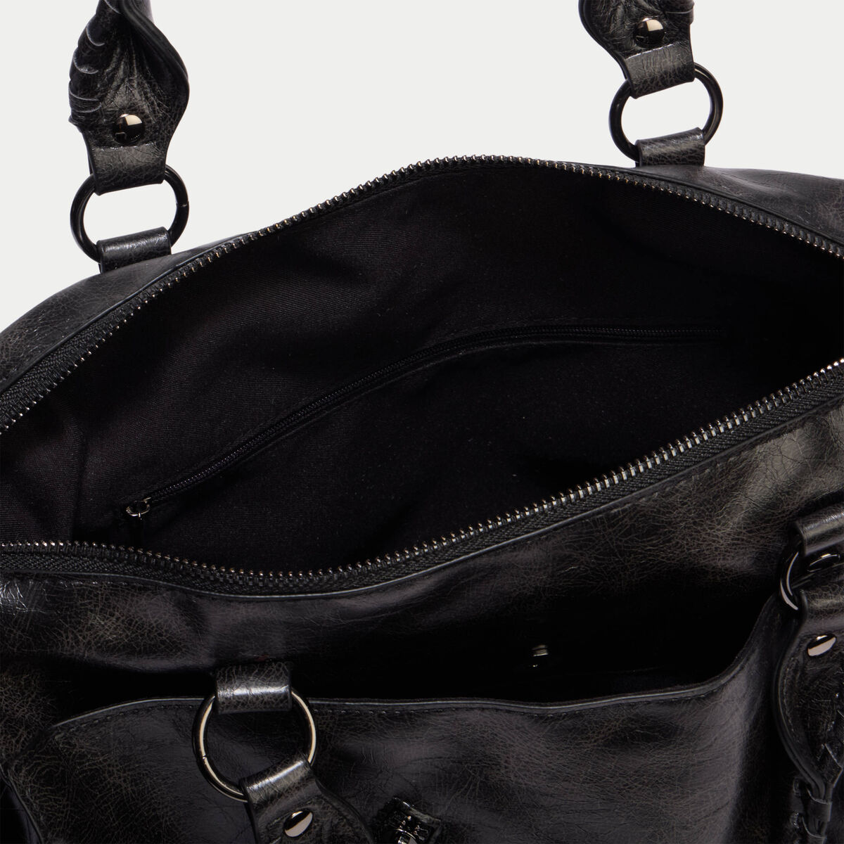 Sac port&eacute; &eacute;paule noir ado