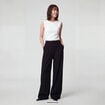 Pantalon flare stretch taille standard noir