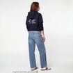 Jean Lenny wide leg taille crois&eacute;e denim double stone