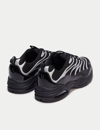 Baskets noir ado