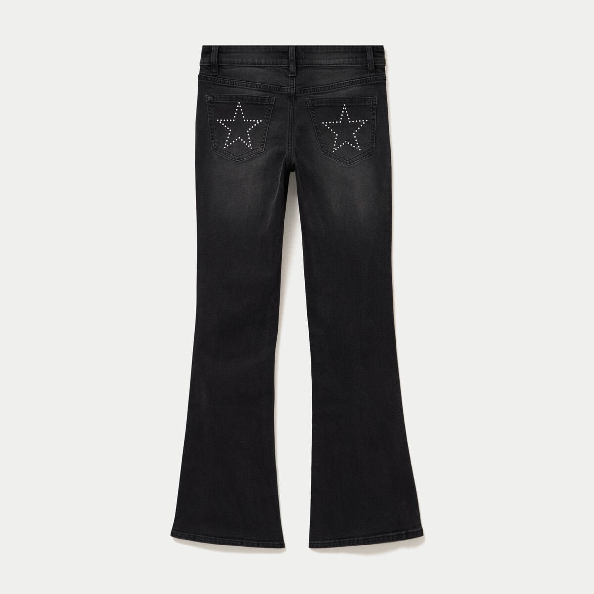 Jean Zoe bootcut taille basse denim noir