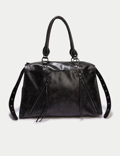 Sac port&eacute; &eacute;paule noir ado