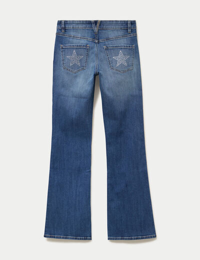 Jean Zoe bootcut taille basse denim double stone